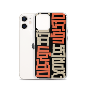 Design Express Typography iPhone Case