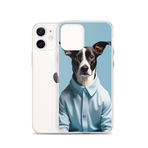 Sad Dog Blue iPhone Case