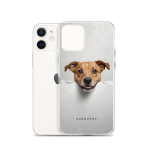 Smile Dog Peep iPhone Case