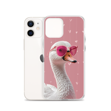 Cute Pink Swan iPhone Case