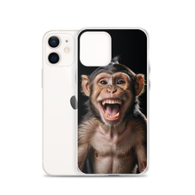 Happy Monkey Black iPhone Case