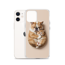 Cute Baby Cat and Dog Sleep iPhone Case