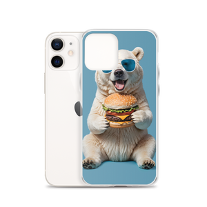 Polar Bear and Burger iPhone Case