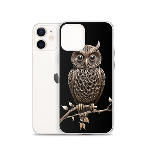 Owl Copper Art iPhone Case