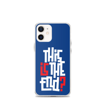 IS/THIS IS THE END? Navy Blue Reverse iPhone Phone Case