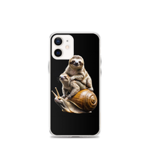 Sloth Riding A Snail iPhone Case