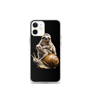 Sloth Riding A Snail iPhone Case