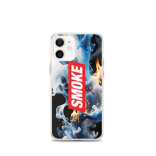 Blue Smoke Fire iPhone Case