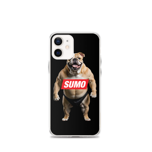 Sumo Bulldog Black iPhone Case