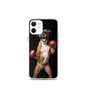 Boxer Boxing Black iPhone Case