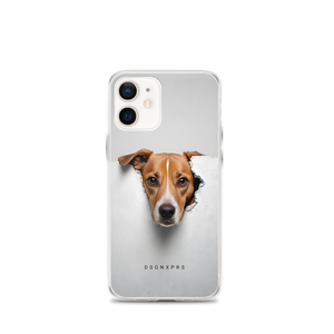 Funny Sad Dog Peep iPhone Case