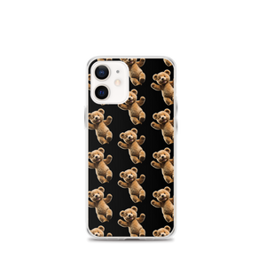 Happy Teddy Bear Pattern iPhone Case