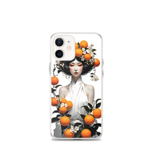 Oriental Lady with Orange Fruits iPhone Case