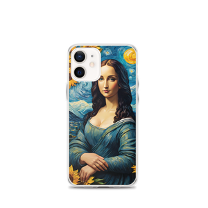 Monalisa Painting in Van Gogh Style iPhone Case