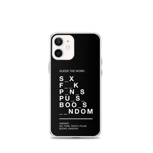 Guess The Word (Funny) iPhone Case