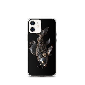 Minimalism Copperplate Art Fish iPhone Case