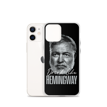 Drink Like Hemingway Portrait Clear Case for iPhone®