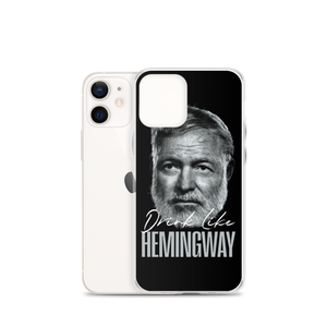 Drink Like Hemingway Portrait Clear Case for iPhone®