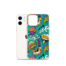 Comic Text Pattern iPhone Case