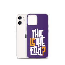 IS/THIS IS THE END? Purple Yellow Reverse iPhone Phone Case