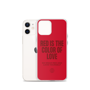 Red is the color of love iPhone® Phone Case