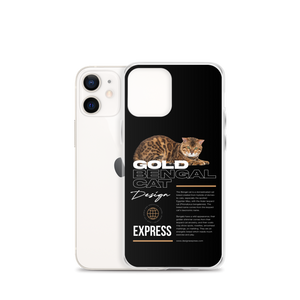 Gold Bengal Cat iPhone Case