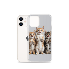 Funny Tripple Cats iPhone Case