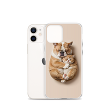 Cute Baby Cat and Dog Sleep iPhone Case