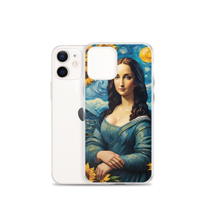 Monalisa Painting in Van Gogh Style iPhone Case