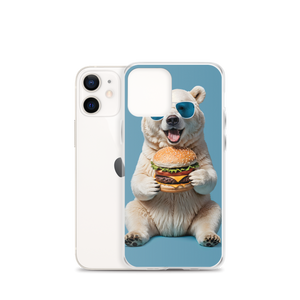 Polar Bear and Burger iPhone Case