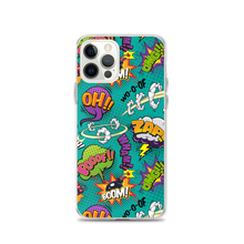 Comic Text Pattern iPhone Case