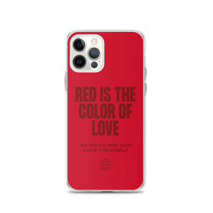 Red is the color of love iPhone® Phone Case