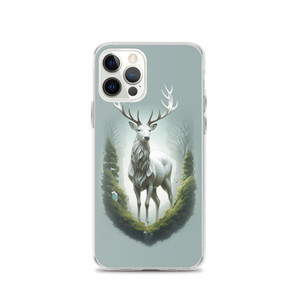 Green White Deer iPhone Case