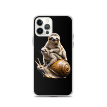 Sloth Riding A Snail iPhone Case