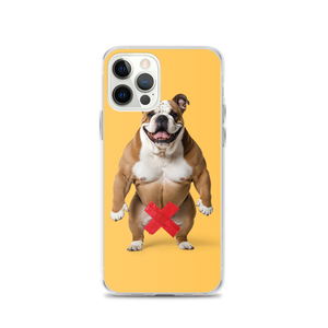 Bulldog X-Tape Yellow iPhone Case