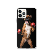 Boxer Boxing Black iPhone Case