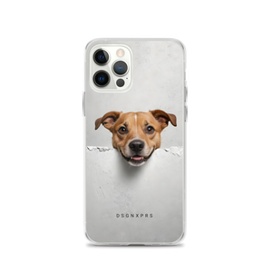 Smile Dog Peep iPhone Case