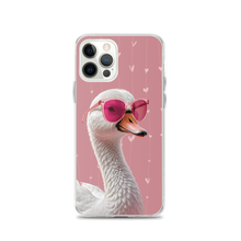 Cute Pink Swan iPhone Case