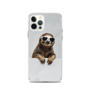 Cool Smiling Sloth iPhone Case