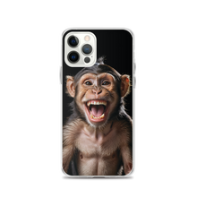 Happy Monkey Black iPhone Case