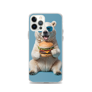 Polar Bear and Burger iPhone Case