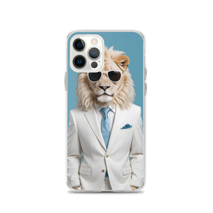 Funky White Lion iPhone Case