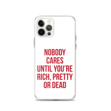 Nobody Cares (Funny) iPhone Case