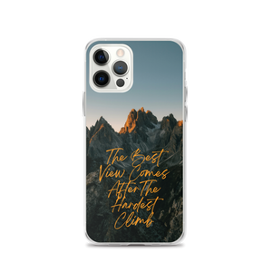 The Best View Comes iPhone Case