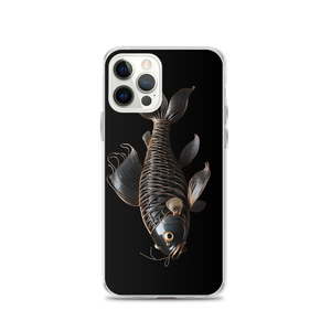 Minimalism Copperplate Art Fish iPhone Case