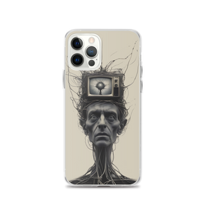 Brain Wash by Media iPhone Case