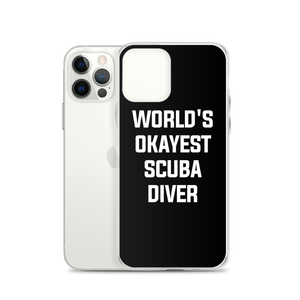 World's Okayest Scuba Diver Clear Case for iPhone®