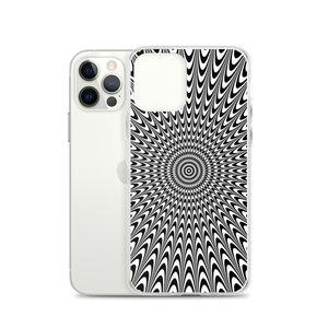 Vertigo Optical Illusion Background iPhone® Phone Case