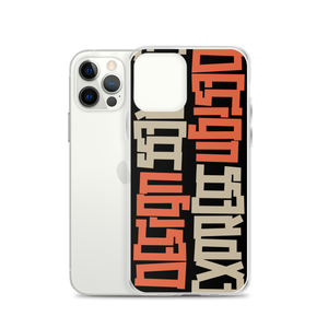 Design Express Typography iPhone Case