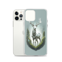 Green White Deer iPhone Case